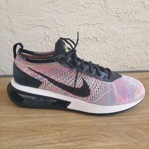 Nike Air Max Flyknit Racer Sneaker Womens 11.5 Multi-Color Pink DM9073-300 New